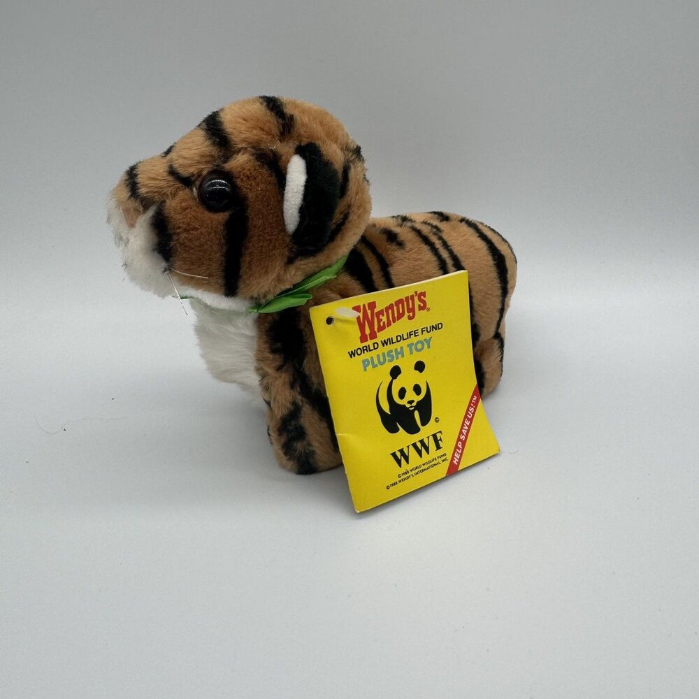 Wendy’s 1988 WWF Bengal Tiger Plush Promo NWT Vintage